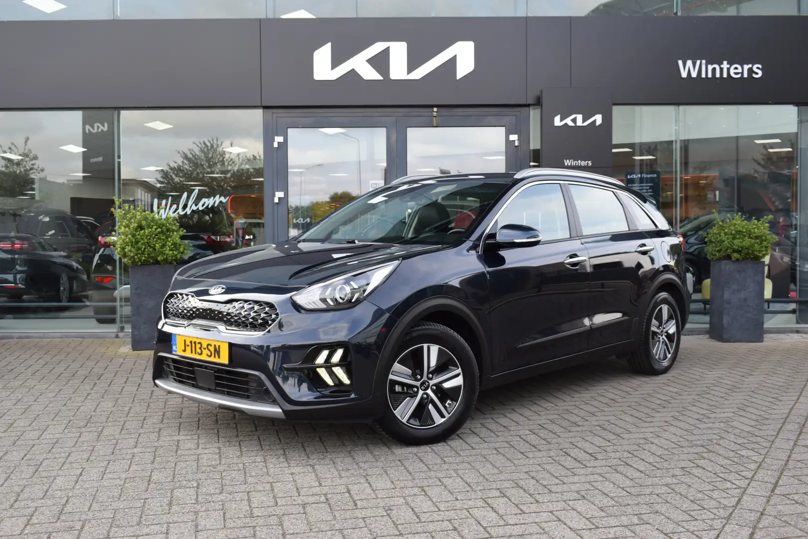 Kia Niro 1.6 GDi Hybrid DynamicLine DCT6/Autom. | Cruise Co Blauw - 1