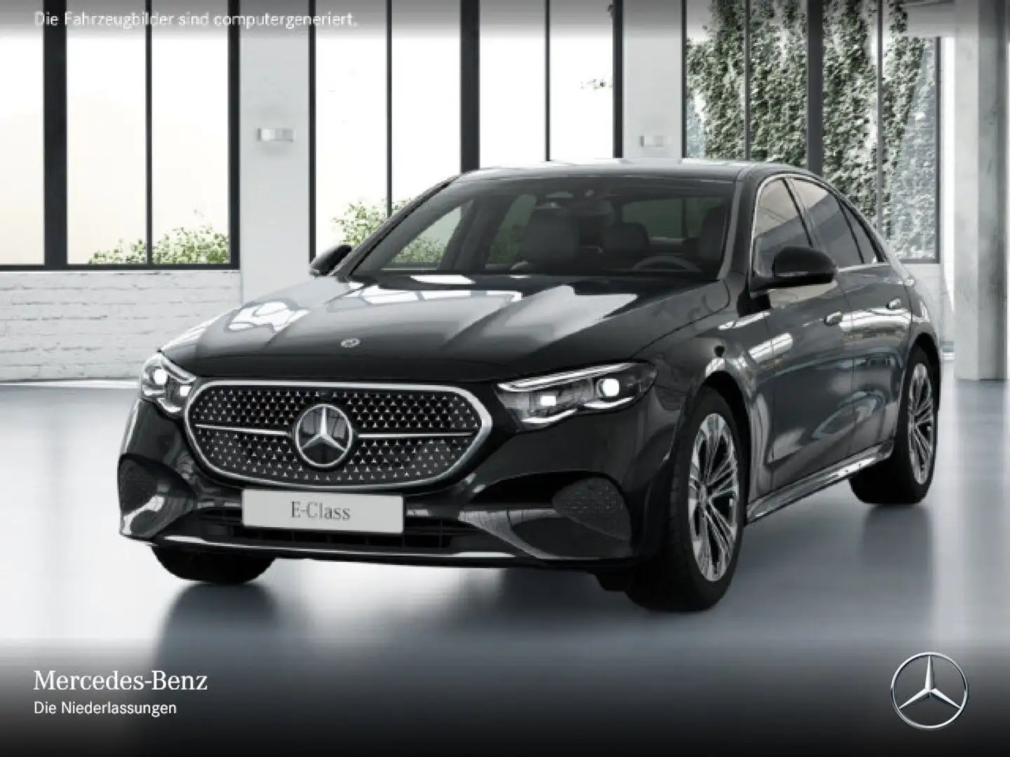 Mercedes-Benz E 200 Avantgarde 360° Distr. AHK Sitzklima PTS 9G Noir - 2