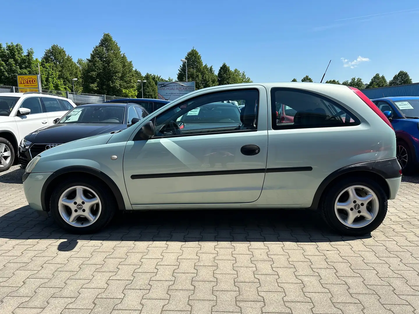 Opel Corsa 1.0*sehr gepflegt*Garagenwagen*Alu*Standheizg Grün - 2