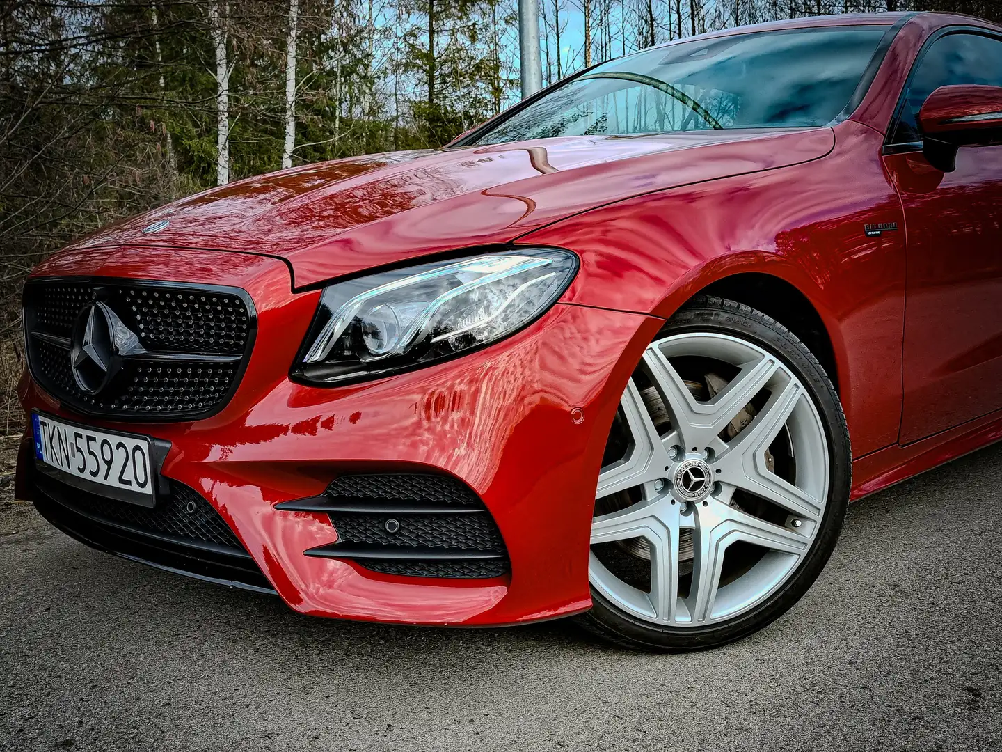 Mercedes-Benz E 400 4Matic Coupe 9G-TRONIC AMG Line Unique color ! - 2