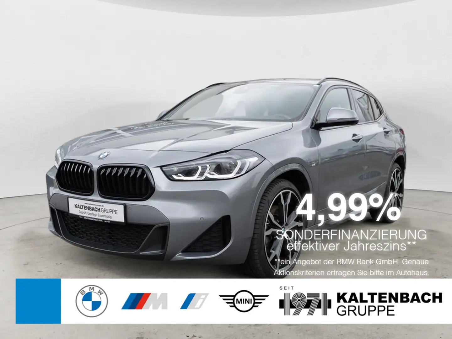BMW X2 xDrive 20d M-Sport AHK HUD LED ACC NAVI Gris - 1