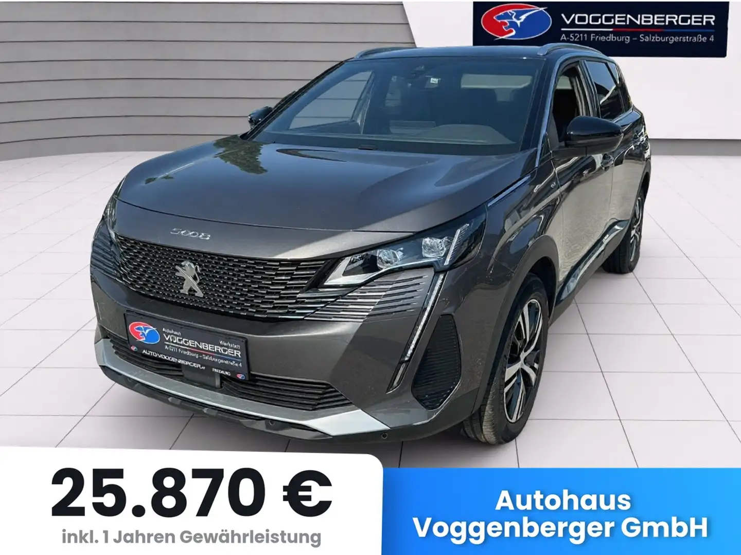 Peugeot 5008 5008 PureTech 130 EAT8 GT Grau - 1