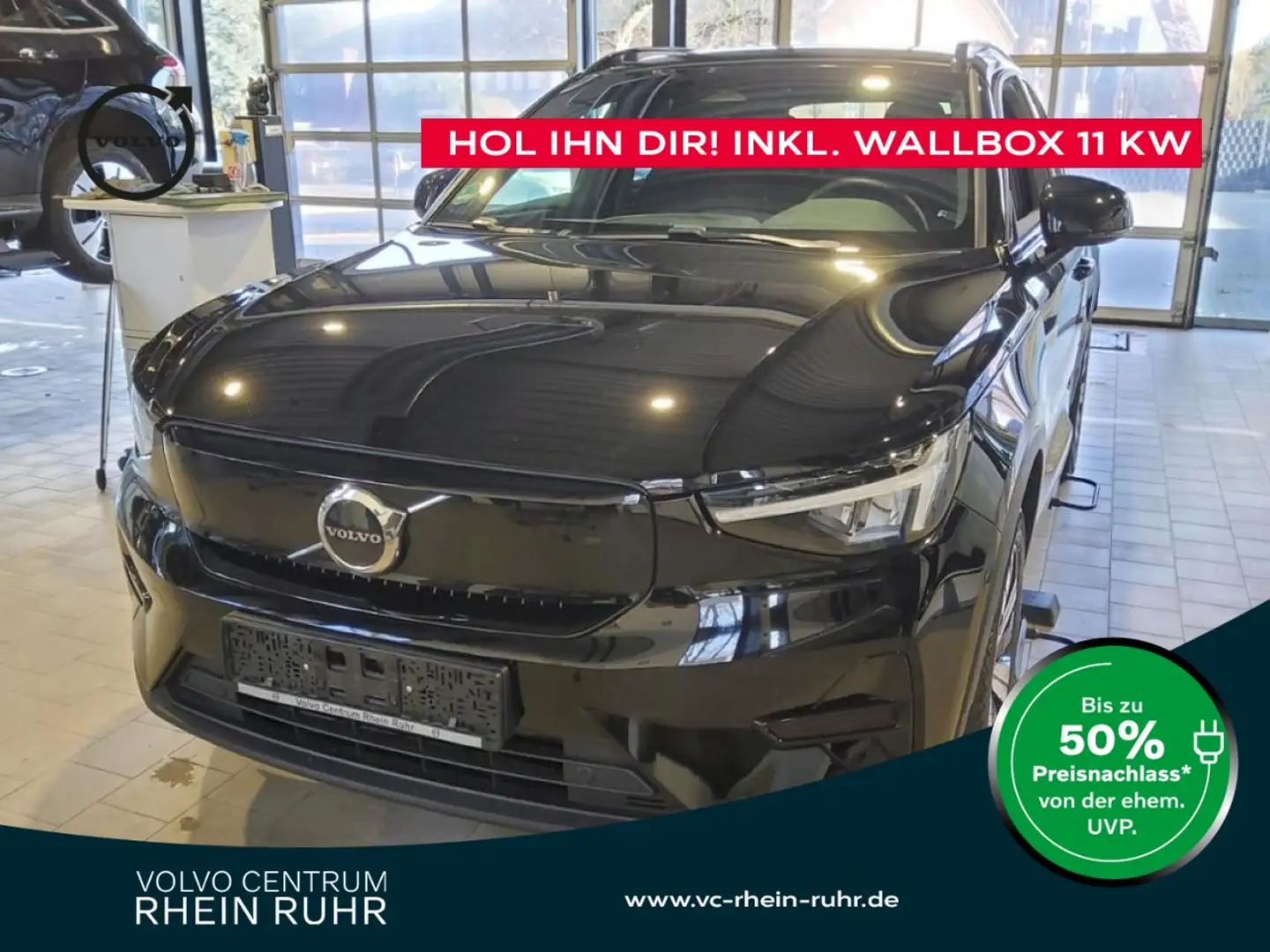 Volvo XC40 PURE ELECTRIC CORE STANDHZ+KAMERA+LM19+NAVI Grau - 1