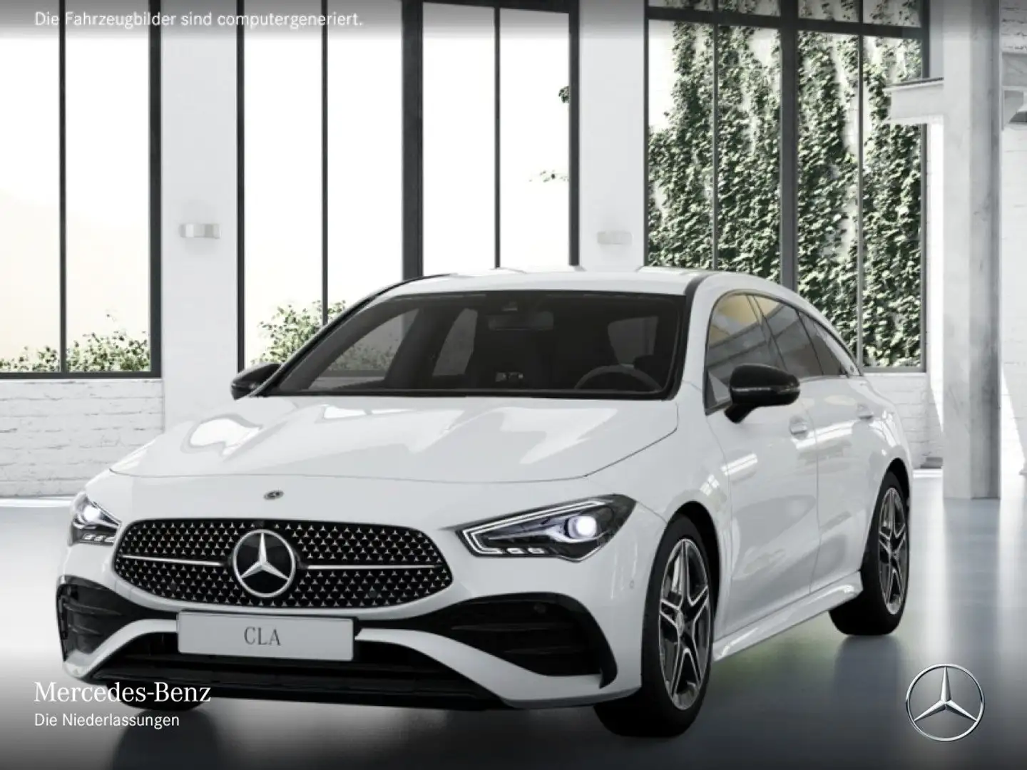 Mercedes-Benz CLA 200 d AMG+NIGHT+360°+LED+TOTW+KEYLESS+8G Weiß - 2