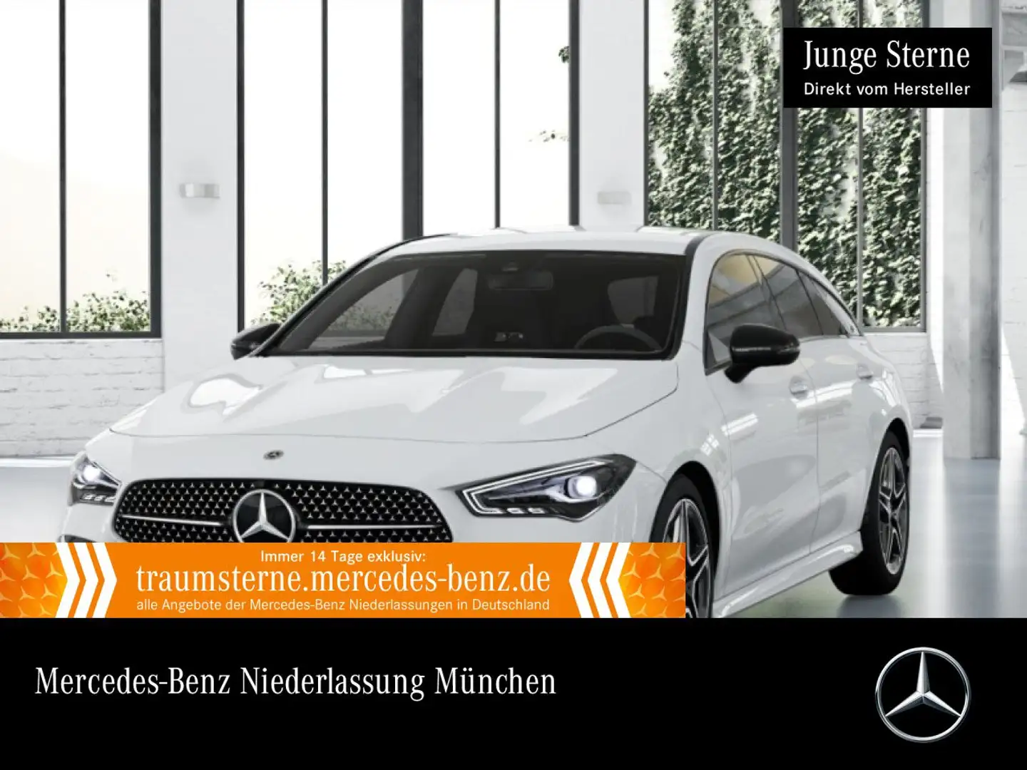 Mercedes-Benz CLA 200 d AMG+NIGHT+360°+LED+TOTW+KEYLESS+8G Weiß - 1