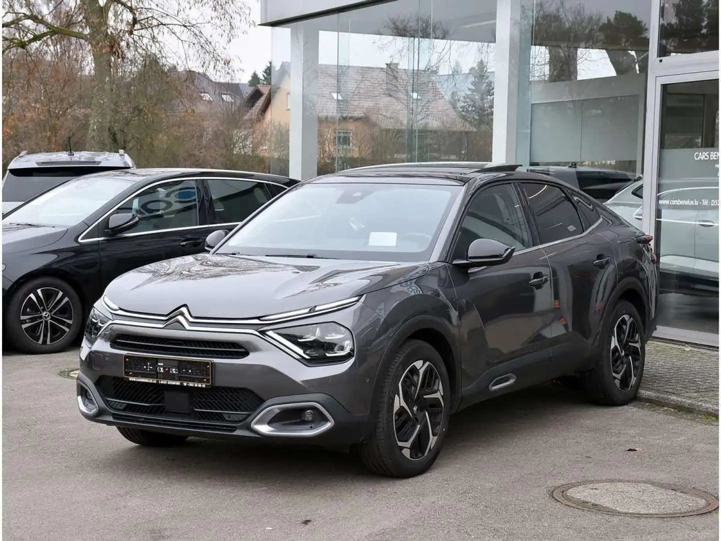 Citroen C4 X 1.2 PureTech Shine EAT8 TOIT PANO CUIR ACC SIDE Gris - 2