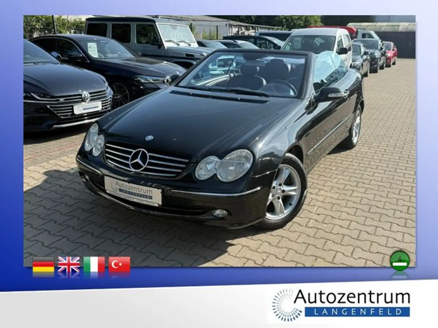 Mercedes-Benz CLK 200 Kompressor *1.HAND*LEDER*SCHECKHEFT* Zwart - 1