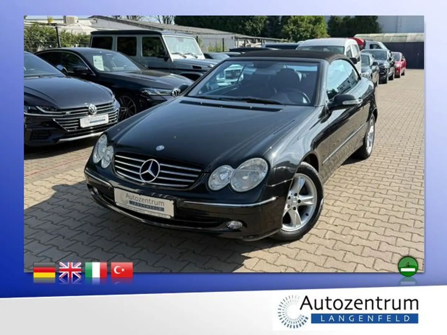 Mercedes-Benz CLK 200 Kompressor *1.HAND*LEDER*SCHECKHEFT* Zwart - 2