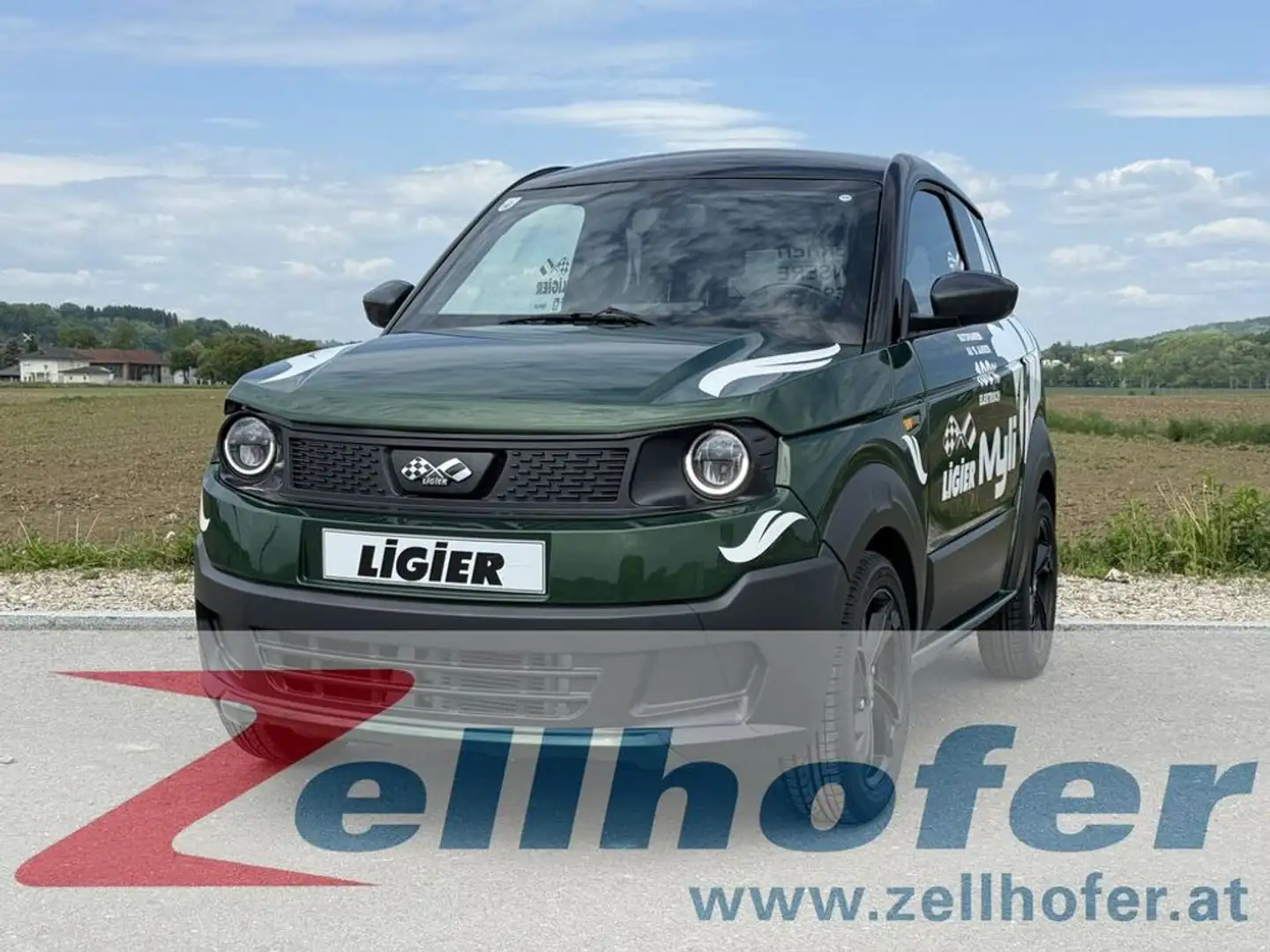 Ligier Myli R.EBEL X Safetycar 12 kWh Elektro L6e Vorführwage Groen - 1