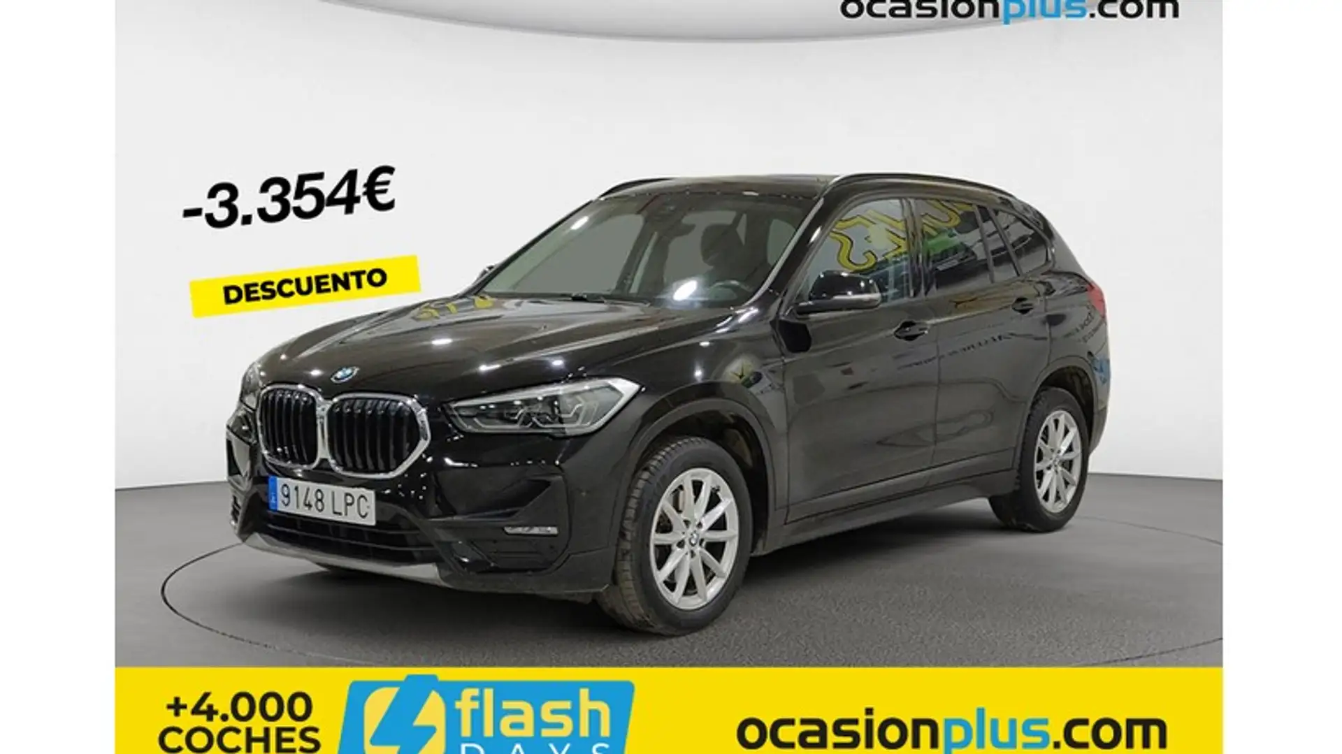 BMW X1 sDrive 18d Negro - 1