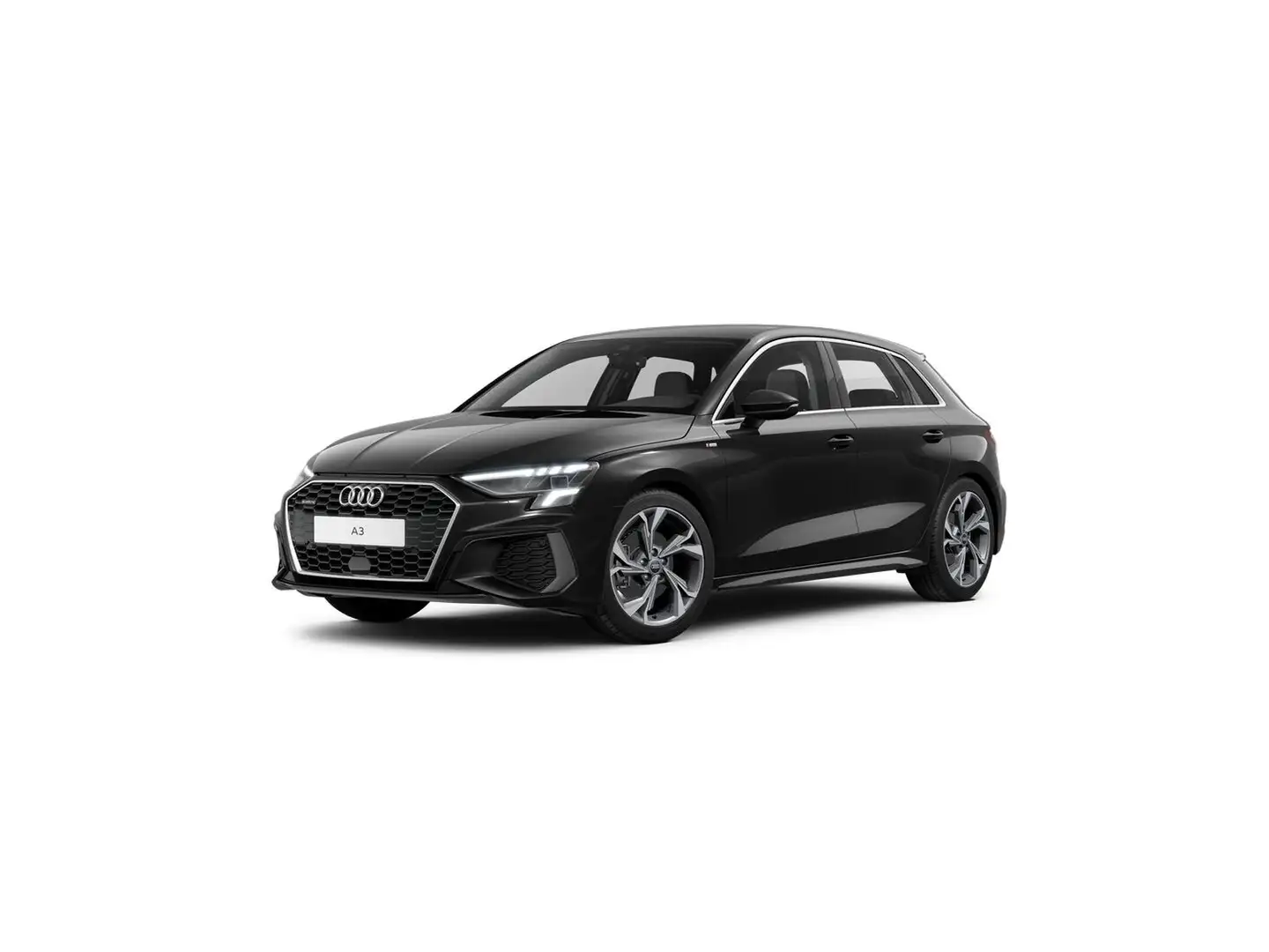 Audi A3 sportback 40 2.0 tfsi s line edition quattro s-tro Schwarz - 1