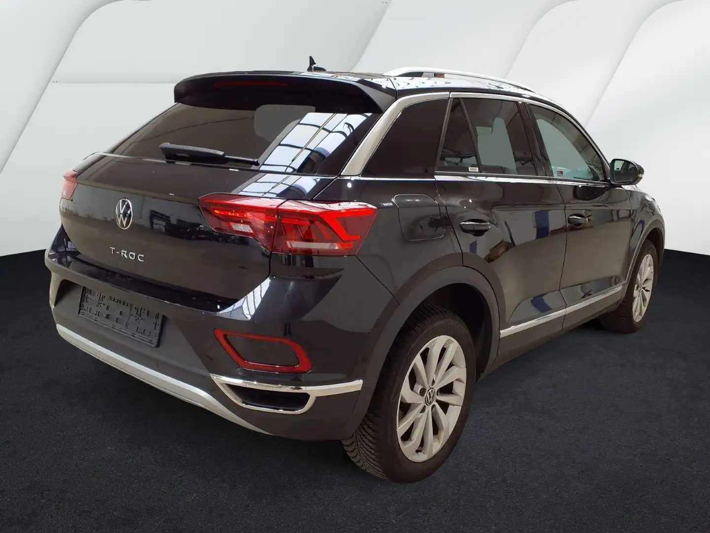 Volkswagen T-Roc T-ROC 1.5 TSI DSG STYLE*LED*AHK*NAVI*KLIMA*PDC*S Schwarz - 2