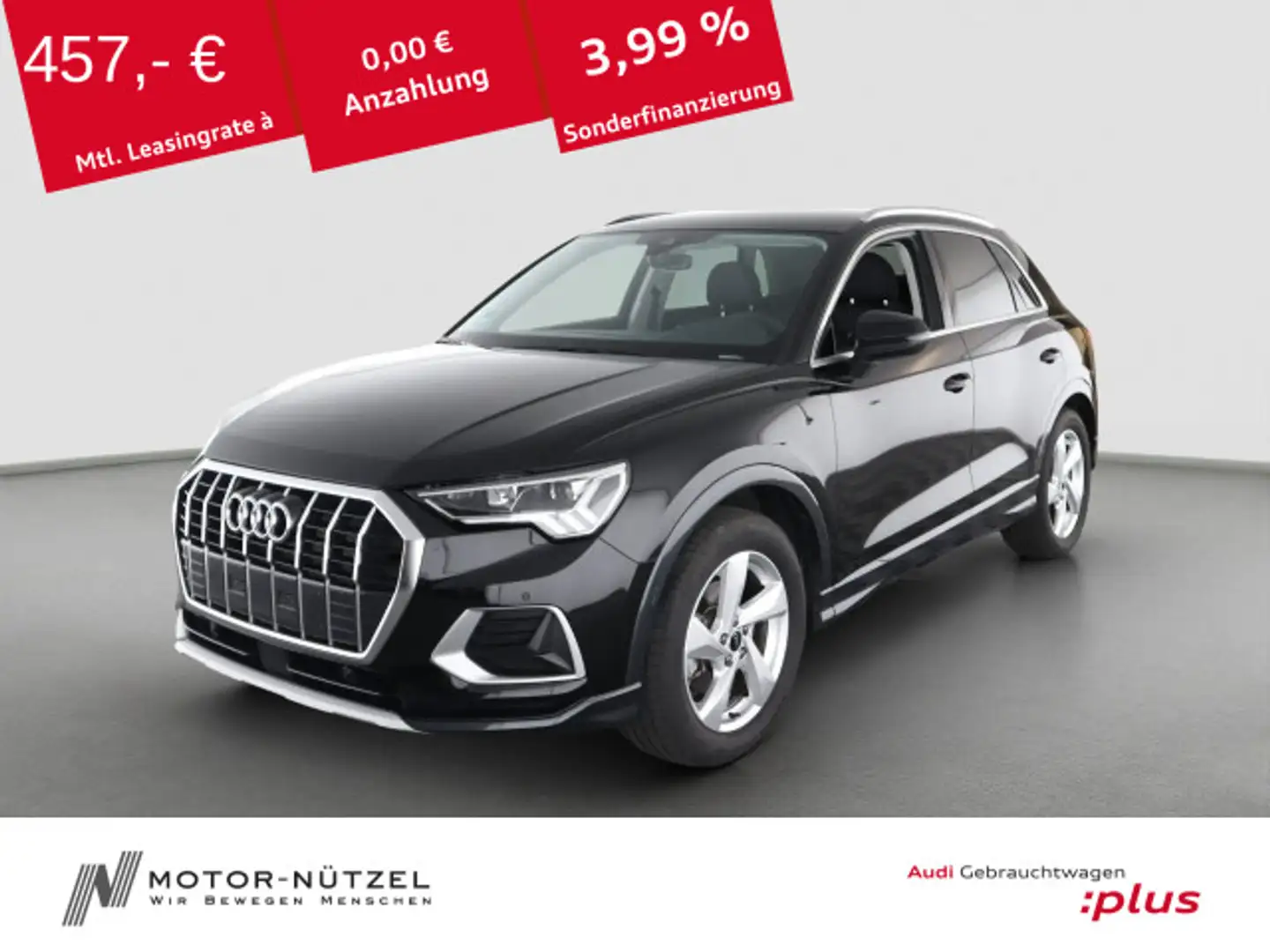 Audi Q3 35 TFSI S-TR ADVANCED LED+NAVI+2xPDC+AHK+VC Schwarz - 1
