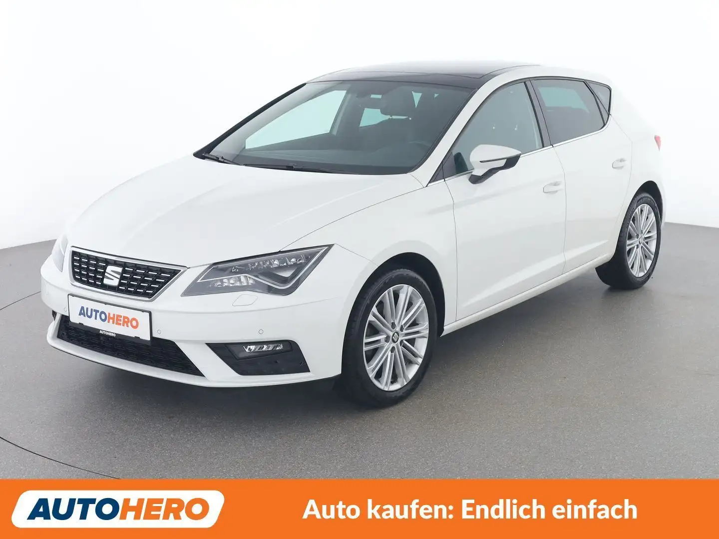 SEAT Leon 1.6 TDI Xcellence Weiß - 1
