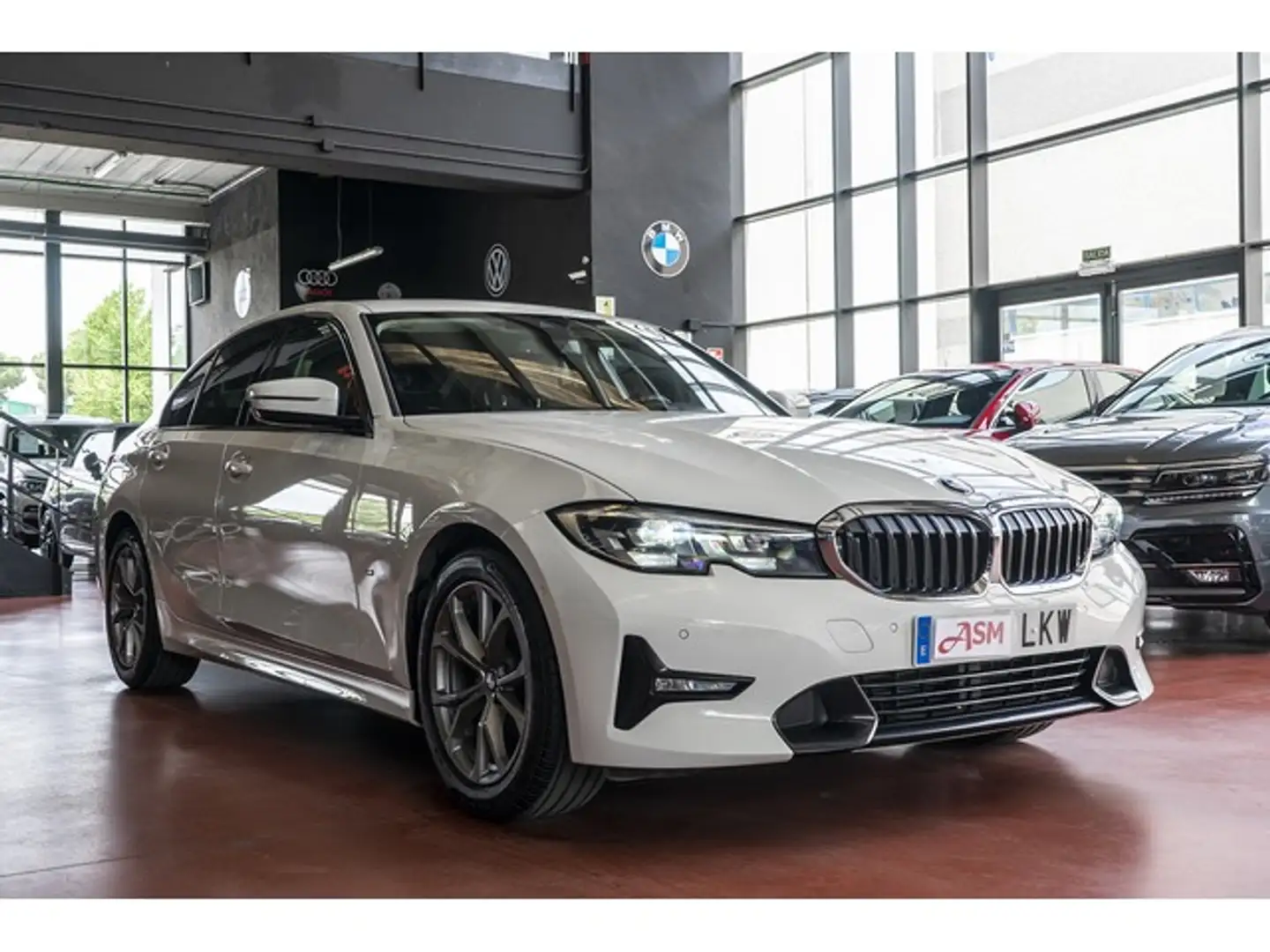 BMW 318 318d Blanc - 2