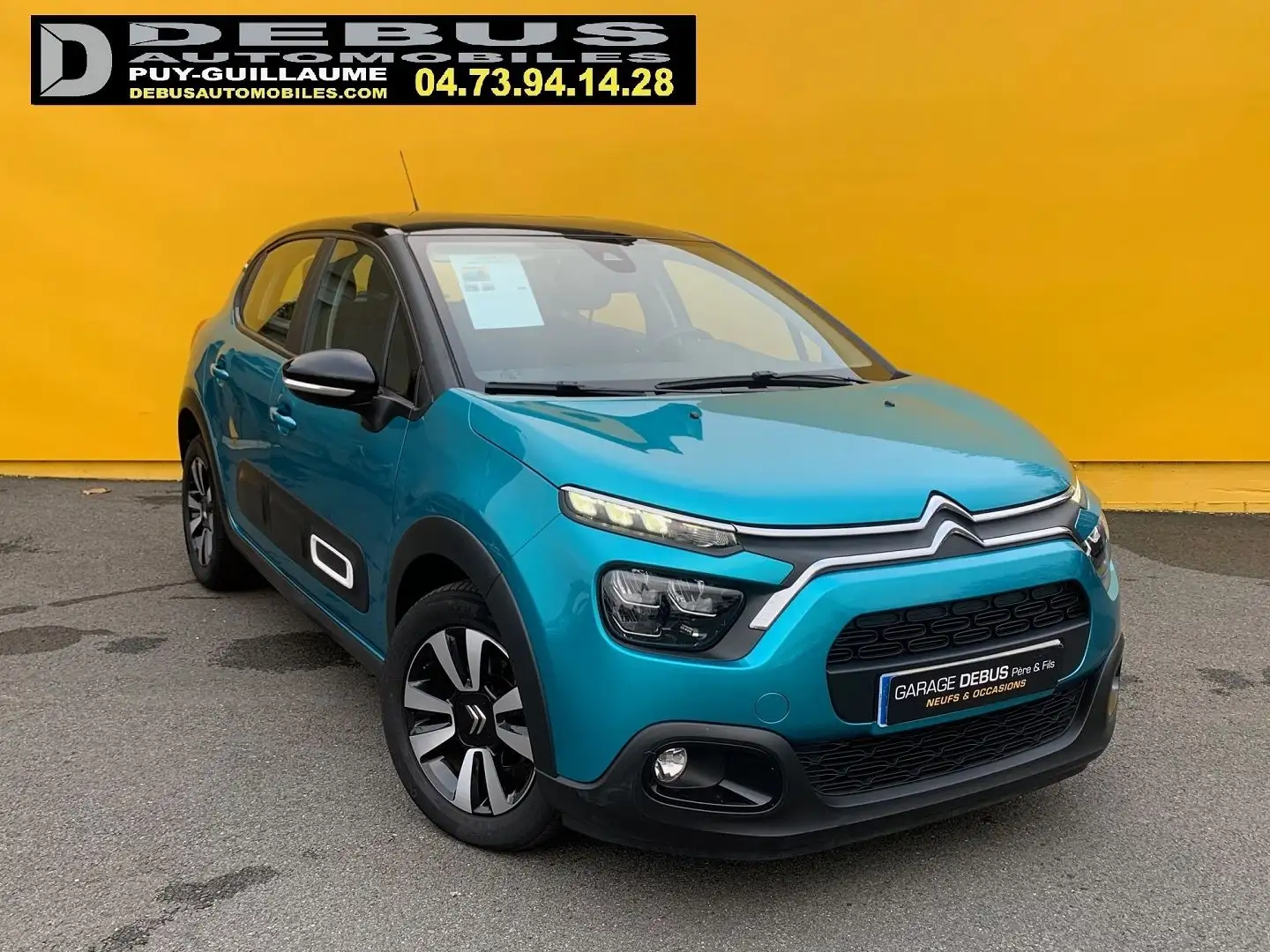 Citroen C3 1.2 83CH S\u0026S FEEL PACK Bleu - 1