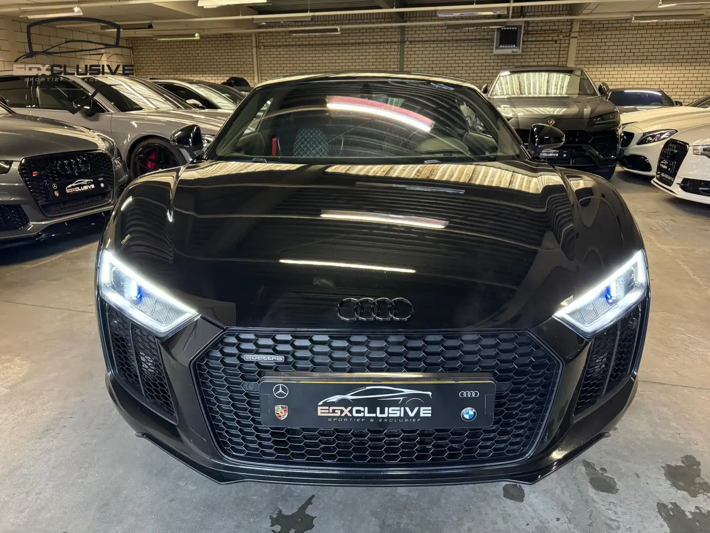 Audi R8 5.2 FSI Quattro V10 Plus 610PK Laser/Camera/B&O/AC Schwarz - 2