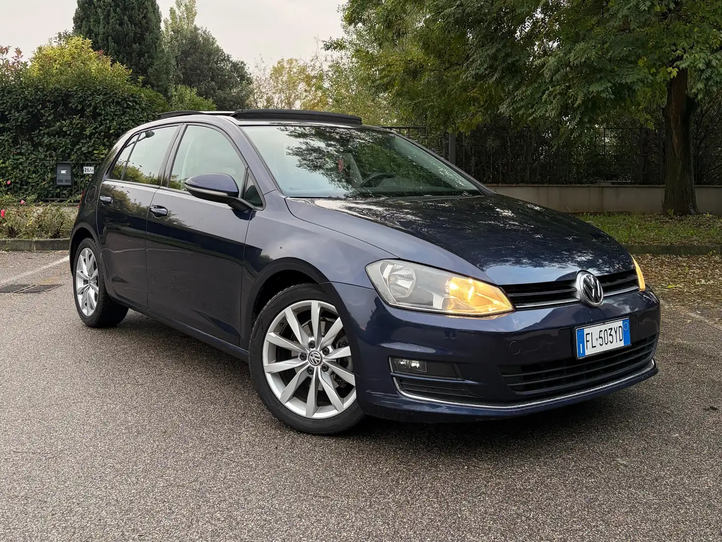 Volkswagen Golf Golf VII 2013 5p 1.6 tdi Highline dsg Blau - 1