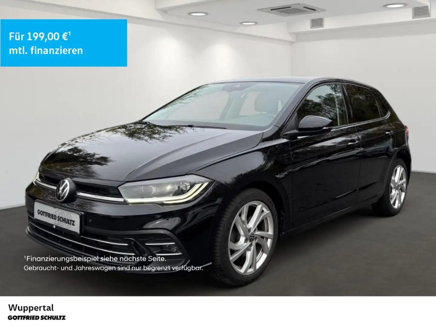 Volkswagen Polo 1.0 TSI DSG LED NAVI KAM SHZ PDC LM Zwart - 1