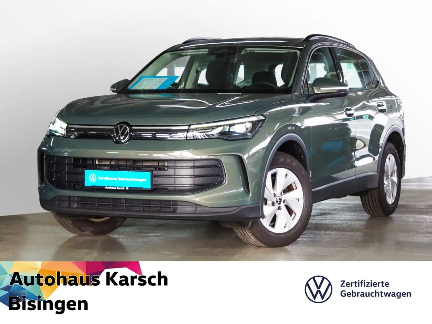 Volkswagen Tiguan 2.0 TDI DSG AHK, NAVI, APP, LED Bluetooth Grün - 1