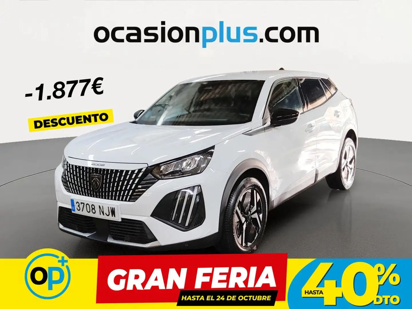 Peugeot 2008 Hybrid Allure eDCS6 145 Blanco - 1