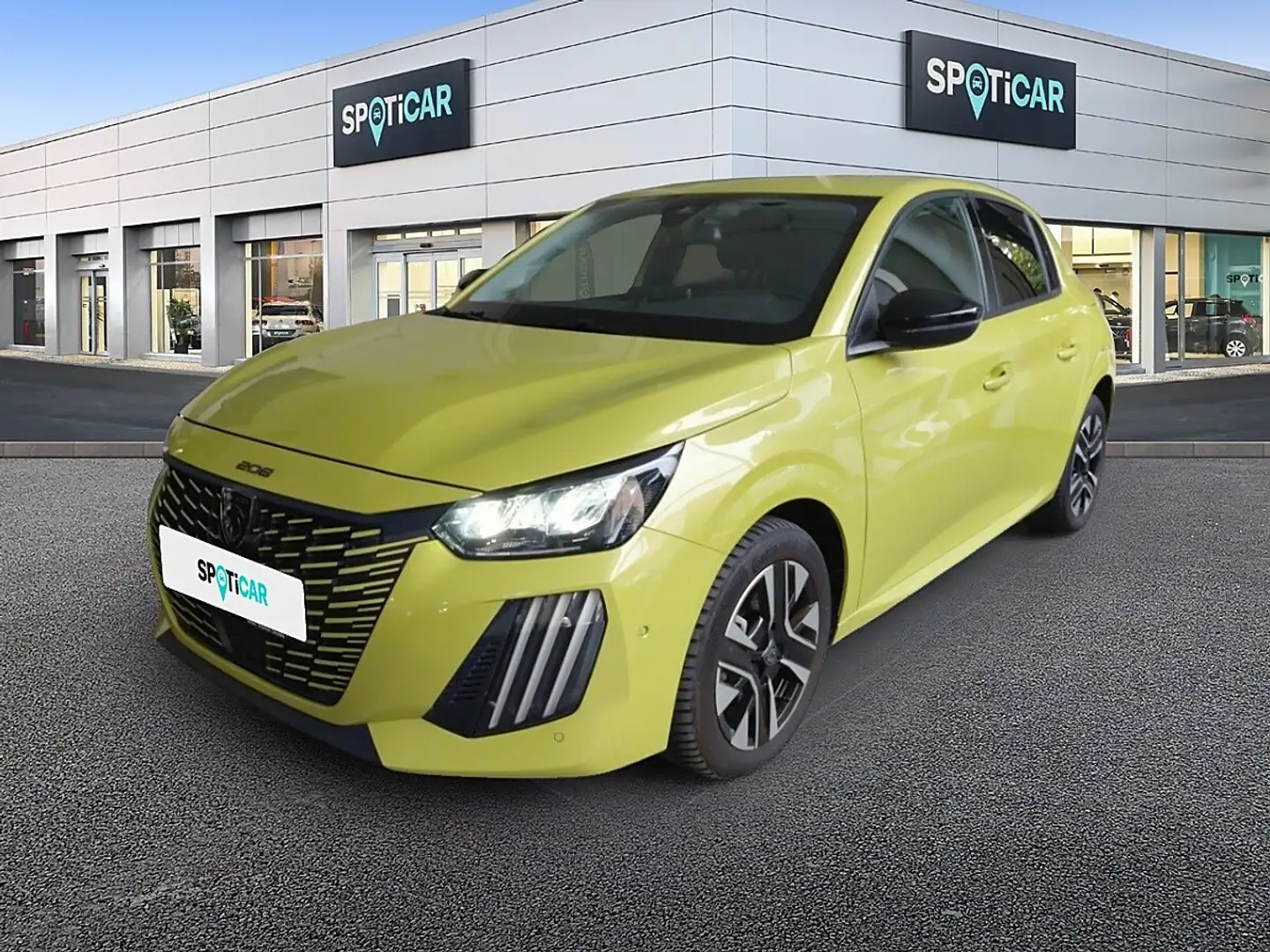 Peugeot 208 Hybrid 110 e-DCS6 Allure Gelb - 1