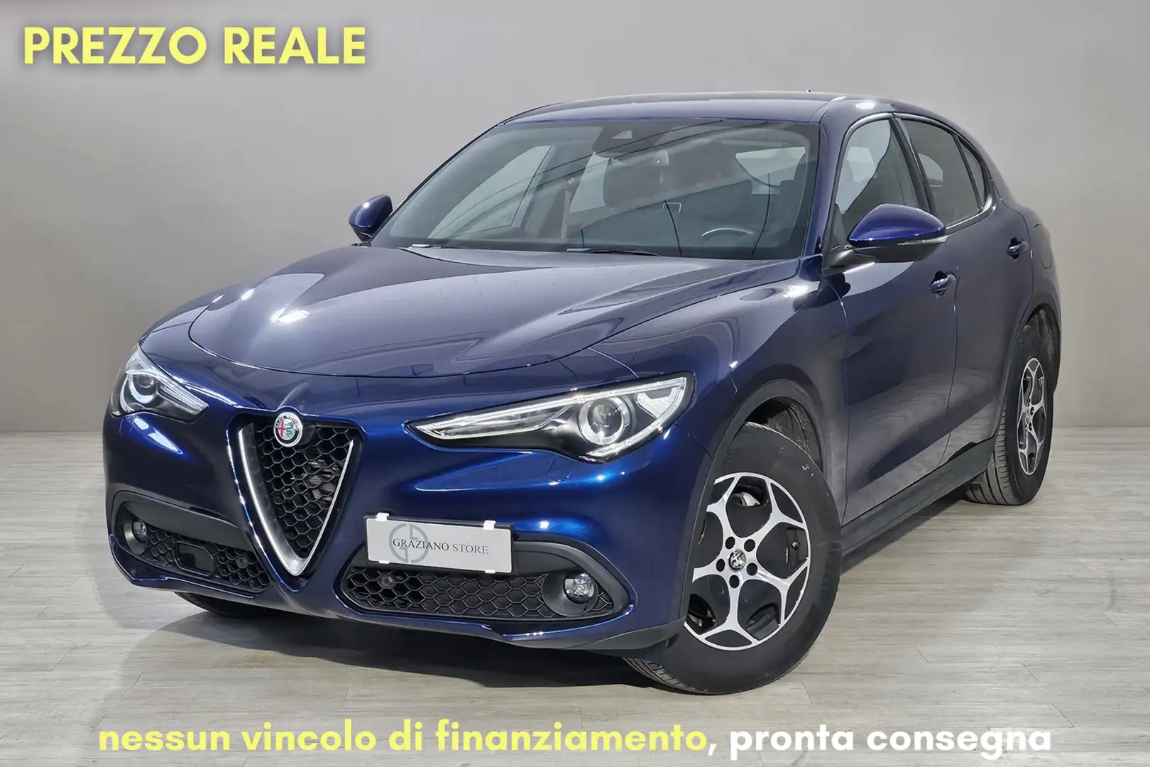 Alfa Romeo Stelvio ALFA ROMEO Stelvio 2.2 Turbodiesel 160 CV AT8 RWD Blu/Azzurro - 1