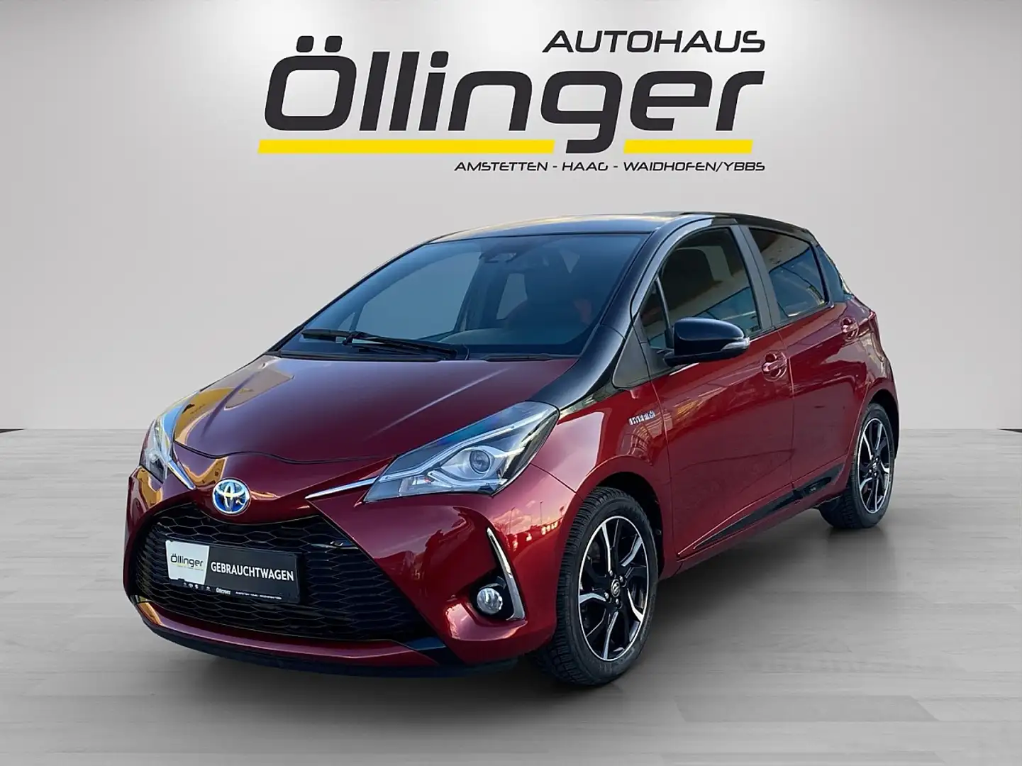 Toyota Yaris 1,5 VVT-i Hybrid Style + AVH! Rot - 1