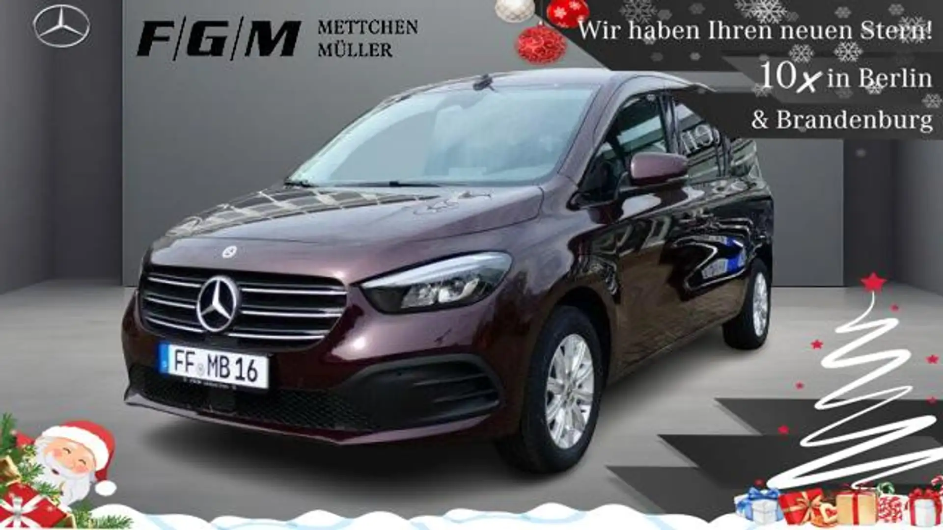 Mercedes-Benz T-Klasse T 180 Progressive lang KeyGo|TWA|AHK|Sitzhz Rot - 1