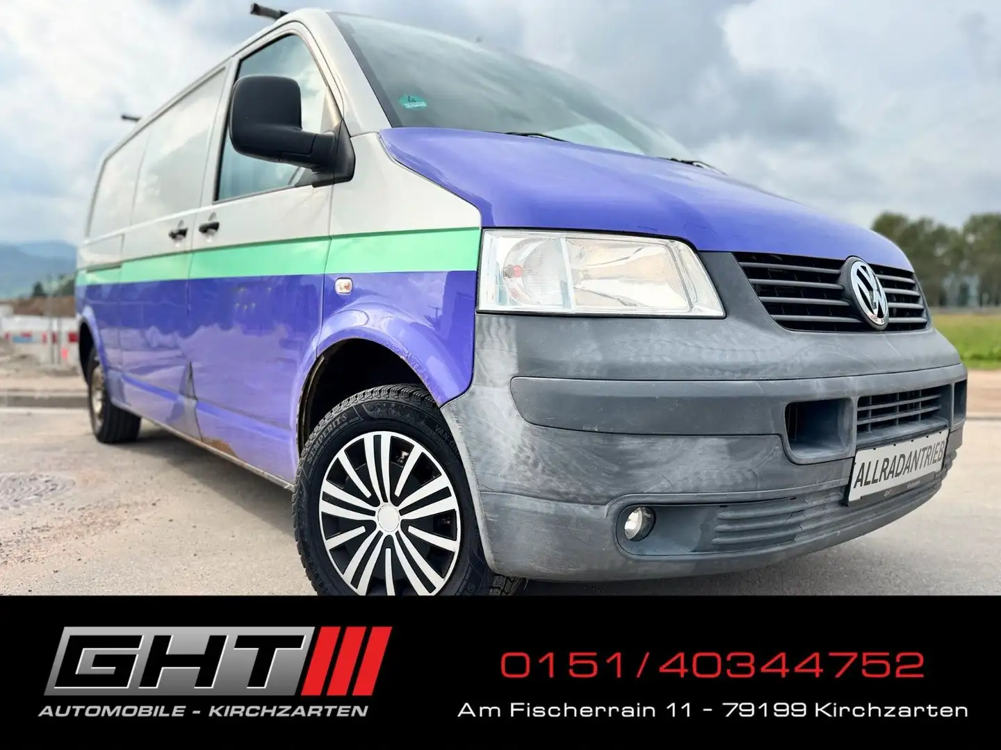 Volkswagen T5 Transporter 2.5TDI 4Motion lang Sperre EXPORT Weiß - 1