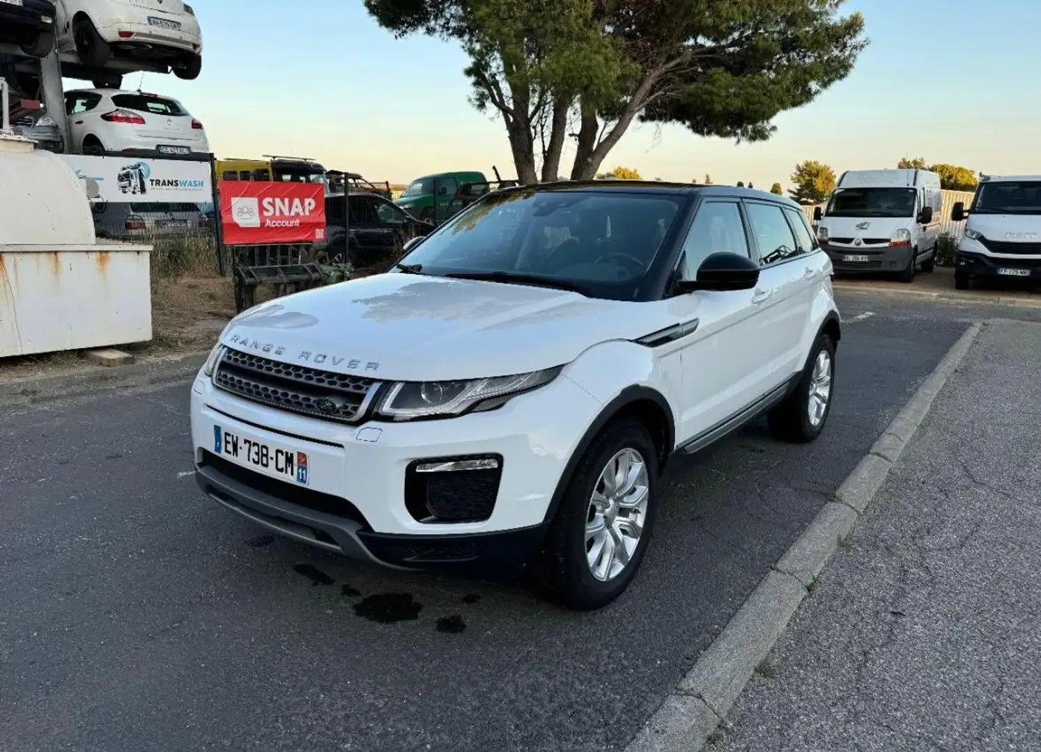 Land Rover Range Rover Evoque Range Rover Evoque TD4 150 BVA SE Blanc - 1