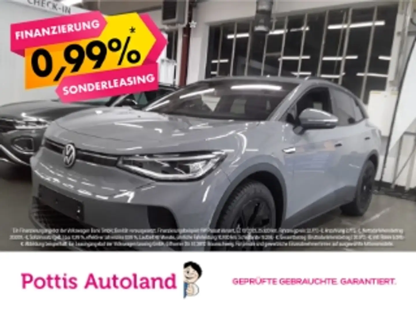 Volkswagen ID.4 PRO PERFORMANCE AHK NAVI KAMERA IQ.LIGHT Grau - 1