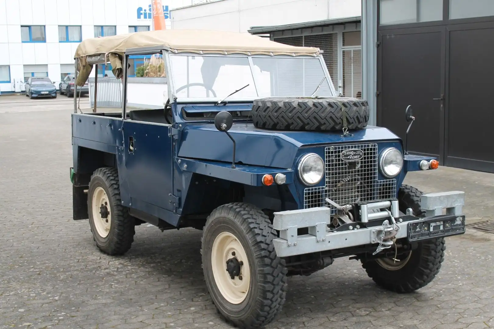 Land Rover Series Serie 88 LIGHTWEIGHT TOP !!! Bleu - 1