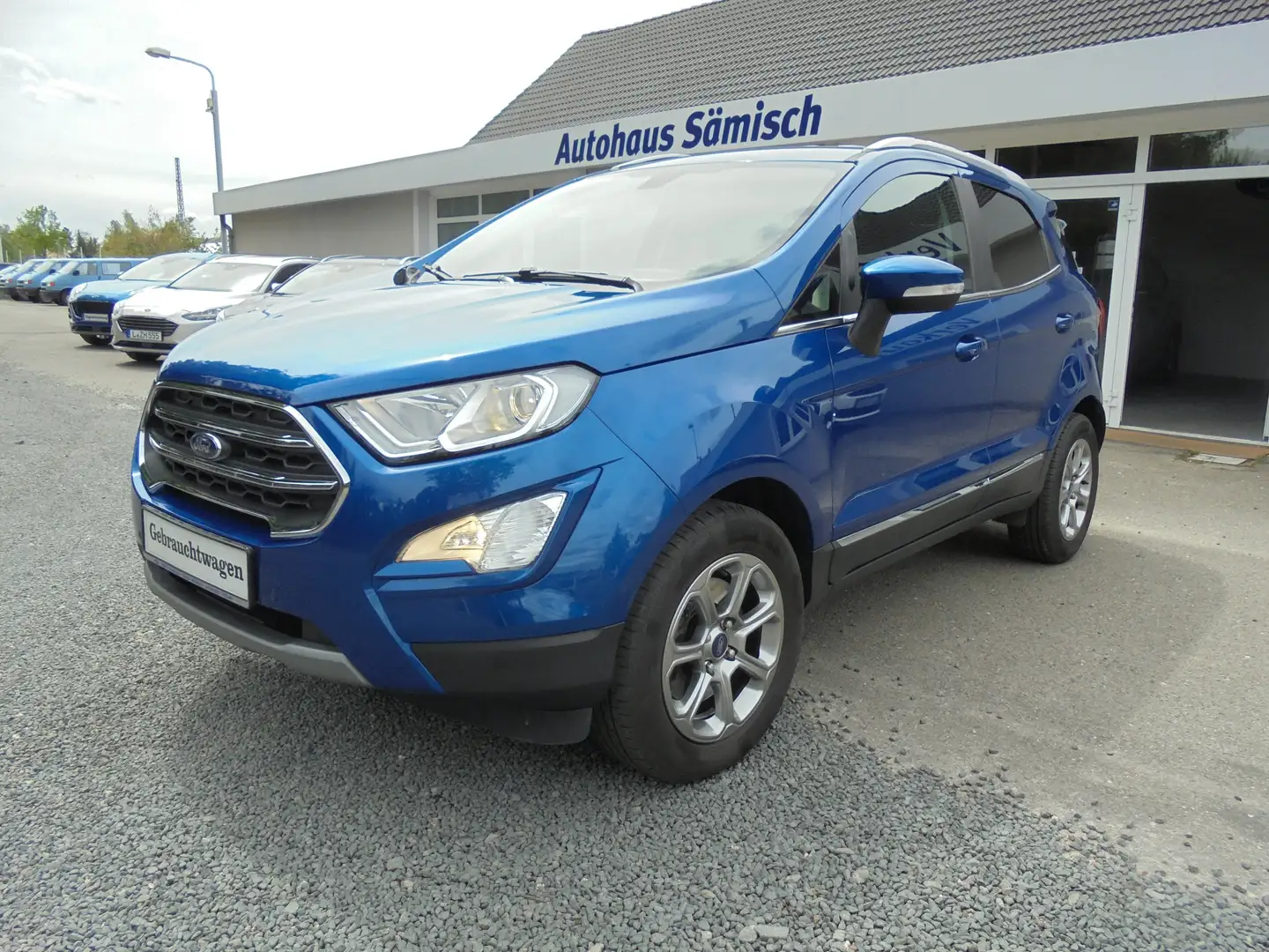 Ford EcoSport Titanium, AHK, Kamera, Winter-Paket, Navi, CD, Blu/Azzurro - 1