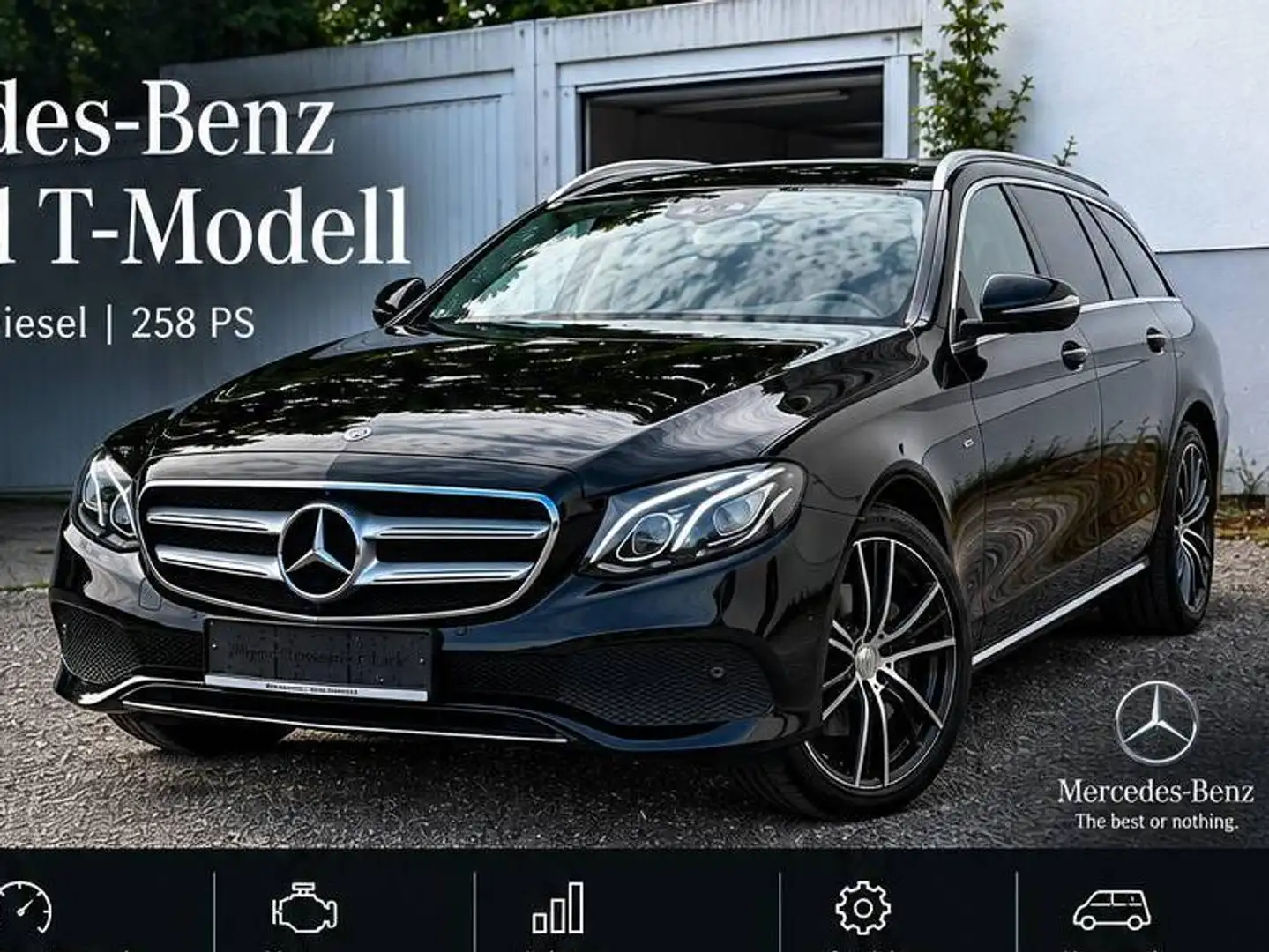 Mercedes-Benz E 350 E 350 d T Aut. Schwarz - 2