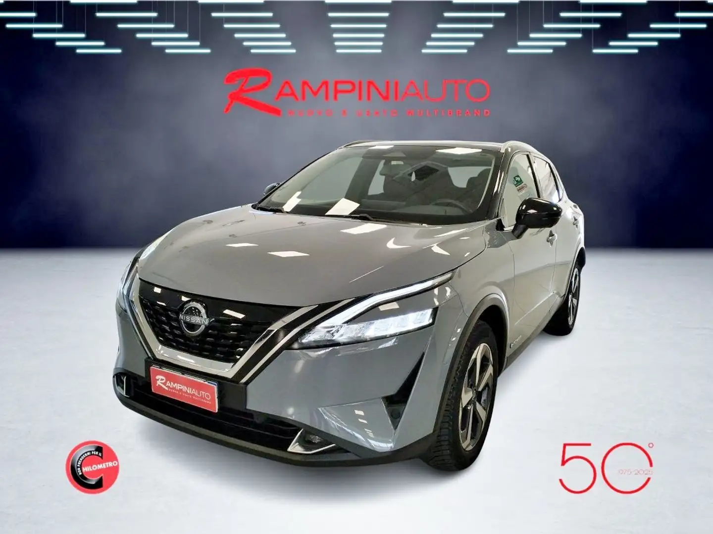 Nissan Qashqai e-Power N-Connecta Km 33.000 Pronta Consegna Grigio - 2
