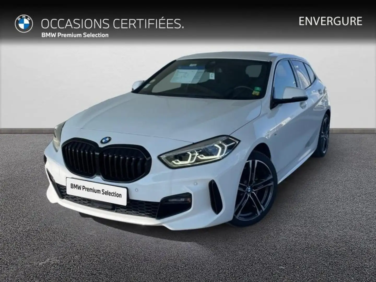 BMW 118 118d 150ch M Sport 8cv Blanc - 1