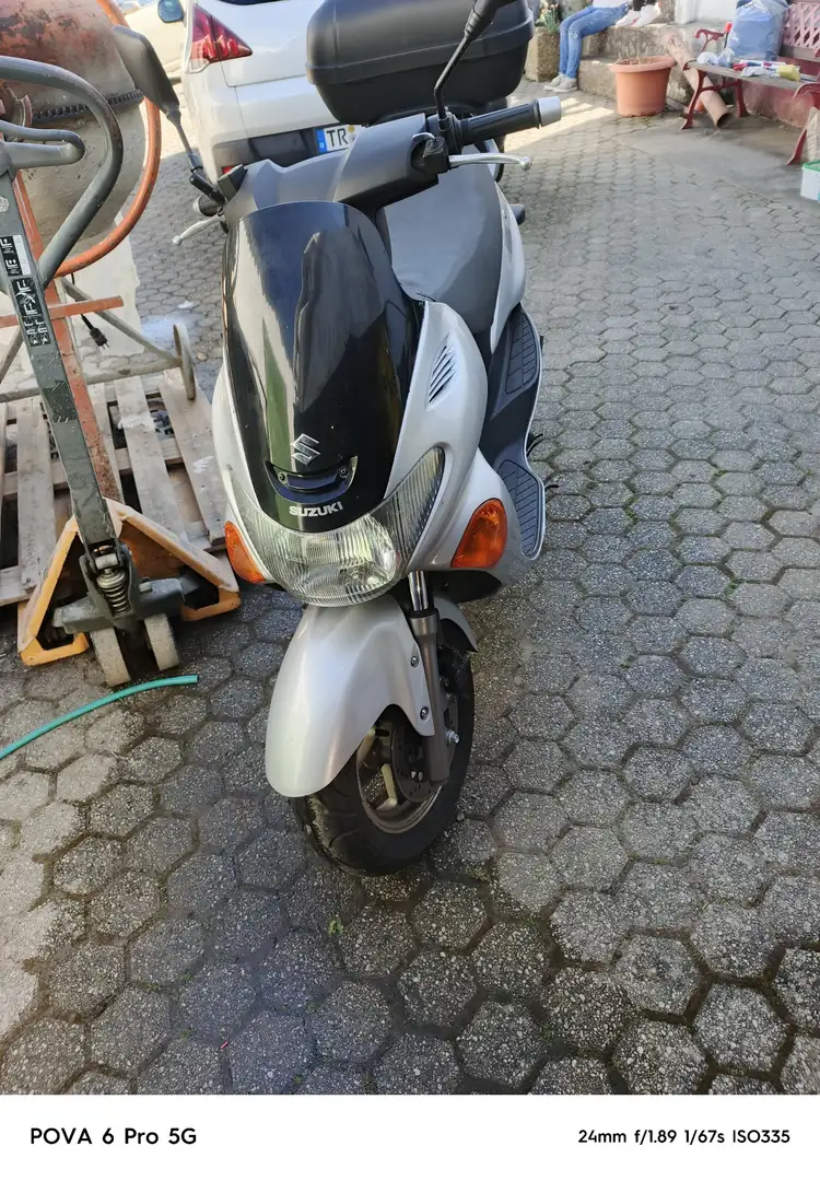 Suzuki UC 125 Handbremse ohne  TÜV Silber - 1