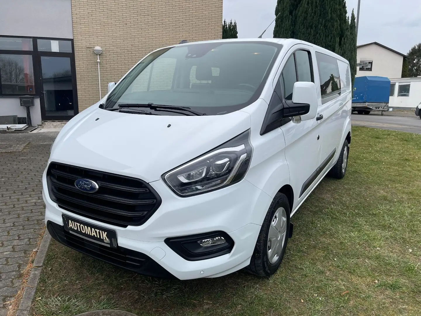Ford Transit Custom Kasten 320 L2 MIXTO Blanc - 1