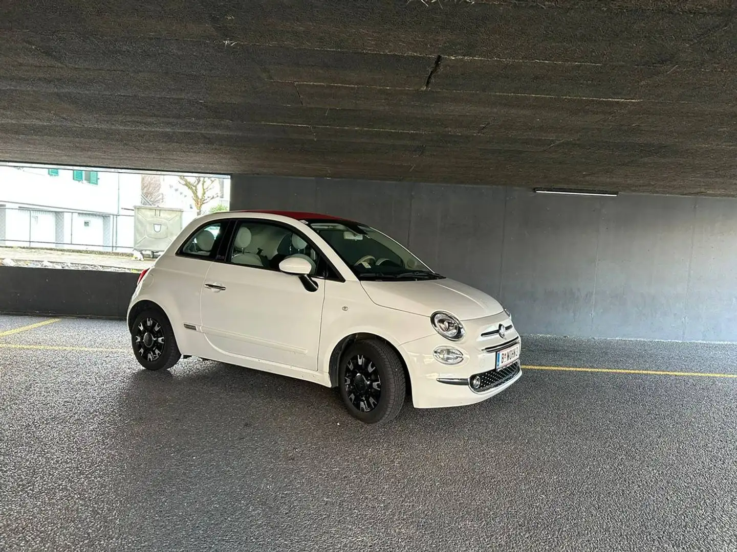 Fiat 500C 500C 1,2 Fire 70 Lounge - Mirror 1. Besitz, Neu Pickerl Weiß - 1