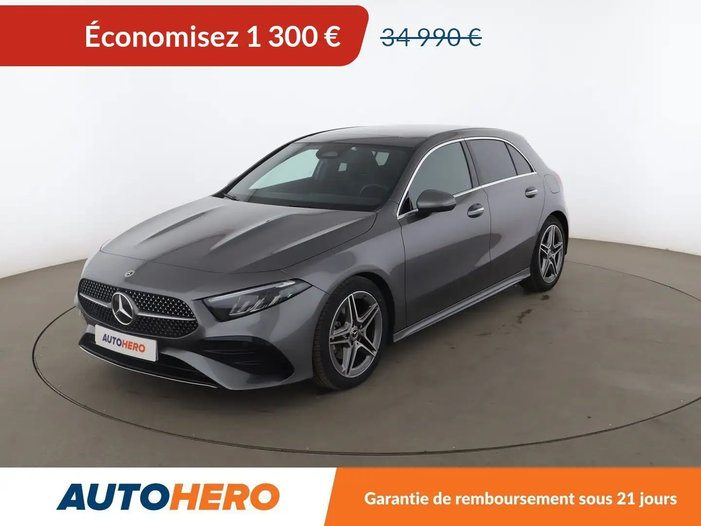 Mercedes-Benz A 180 180 AMG Line 7G-DCT Gris - 1