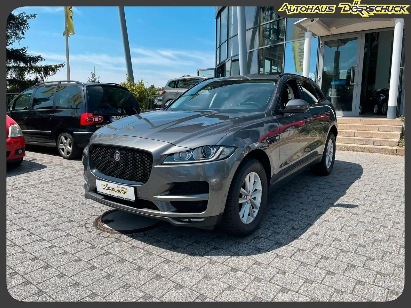 Jaguar F-Pace F-PACE D300 Portfolio AWD Black Pack ACC Gris - 1