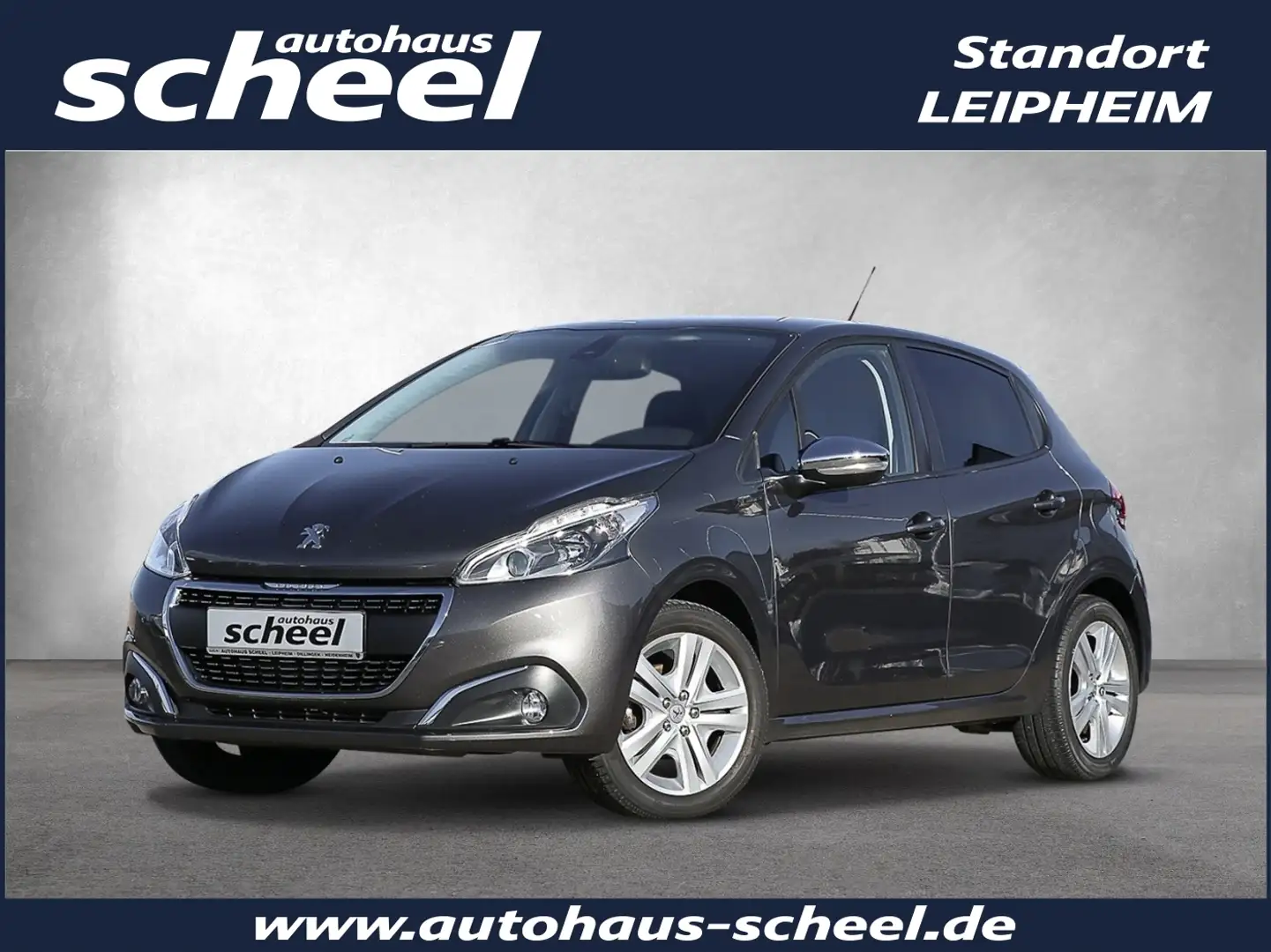 Peugeot 208 1.2 12V VTi/PureTech 82 S&S Signature SHZ Grau - 1