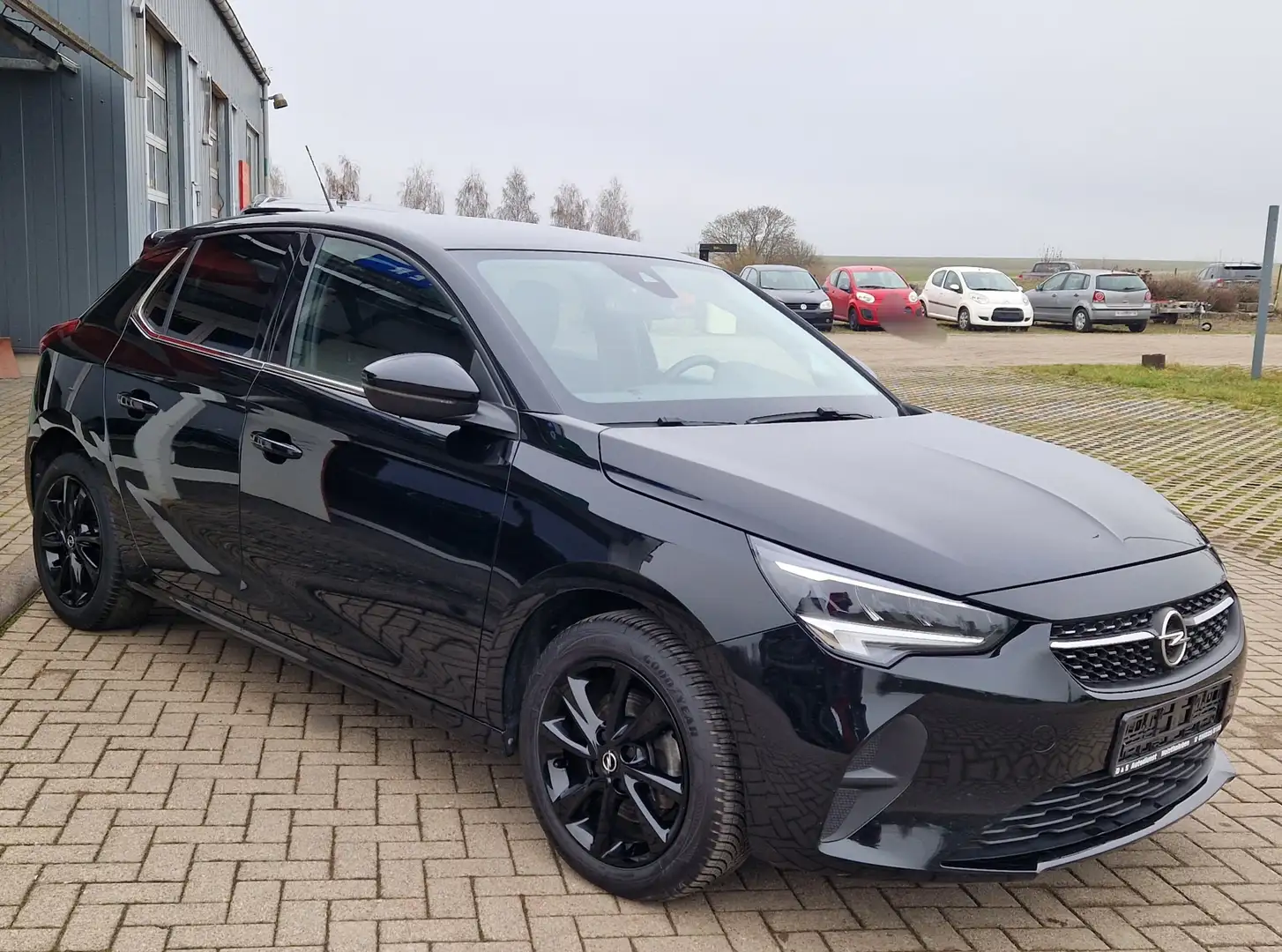 Opel Corsa F Elegance Automatik+LED/Klima/PDC/Sitzh. Negro - 2