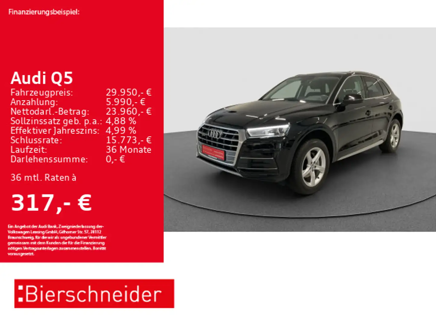 Audi Q5 40 TDI qu sport XENON NAVI GRA SHZ Negru - 1