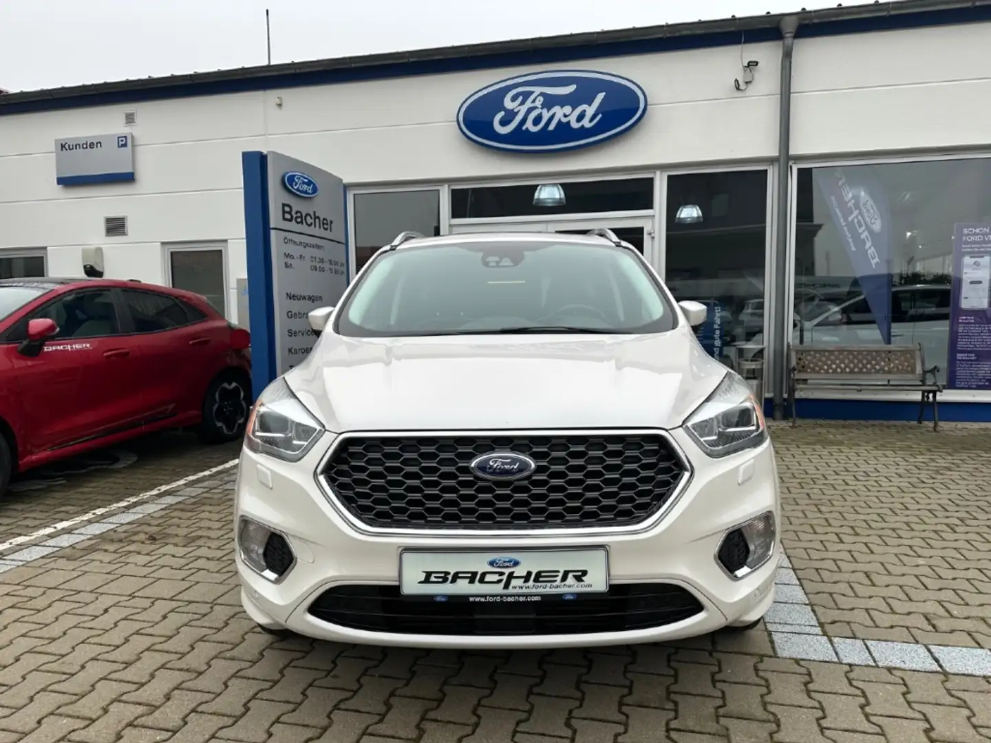 Ford Kuga 2.0 TDCi VIGNALE 4x4 AHK NAVI XENON LEDER Blanc - 2