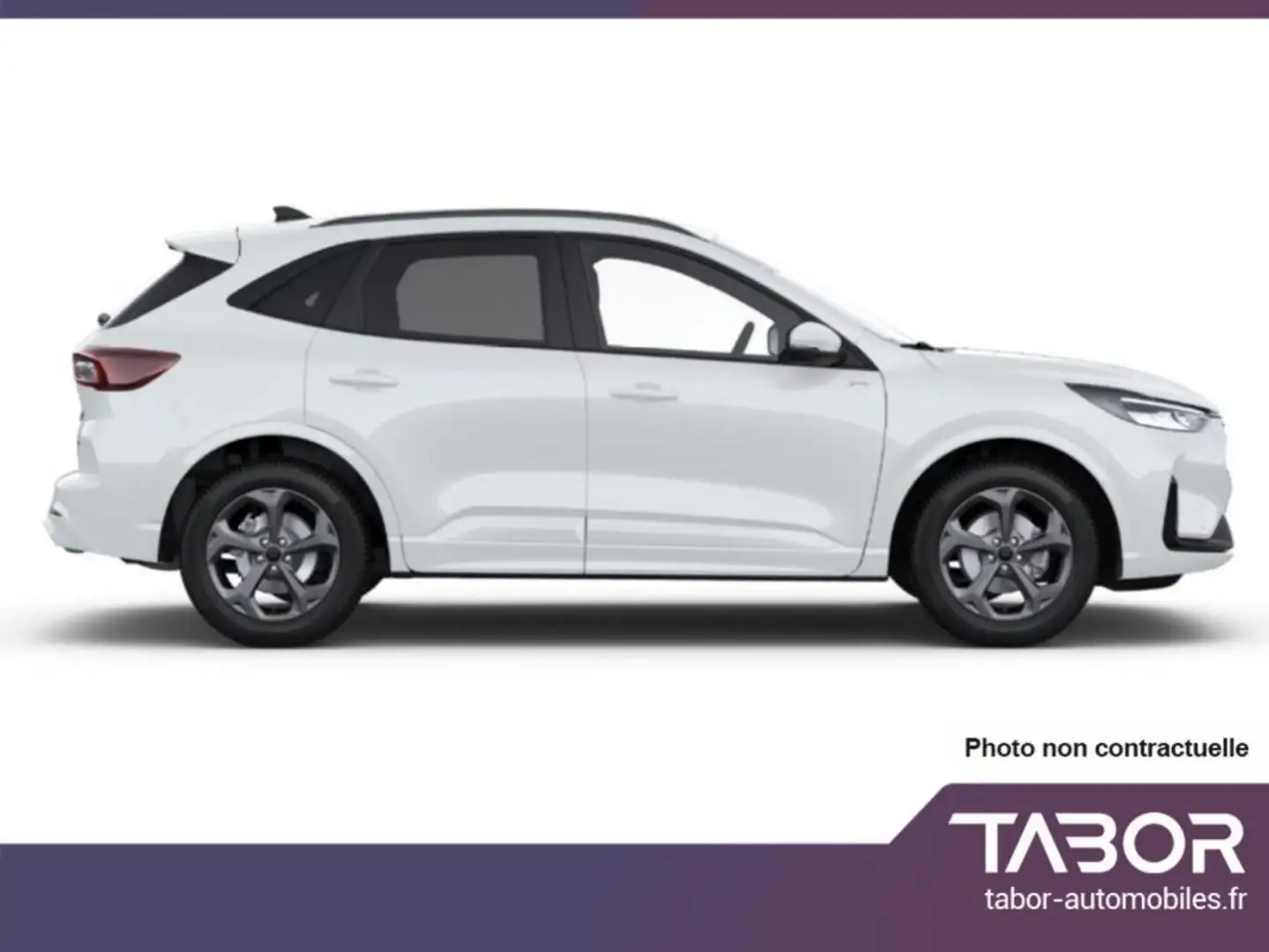 Ford Kuga 2.5 PHEV 243 eCVT ST-Line LED GPS Cam Blanc - 2