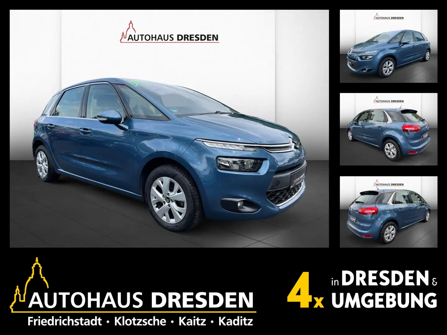 Citroen C4 Picasso 1.2 PureTech 130 Selection Bleu - 1