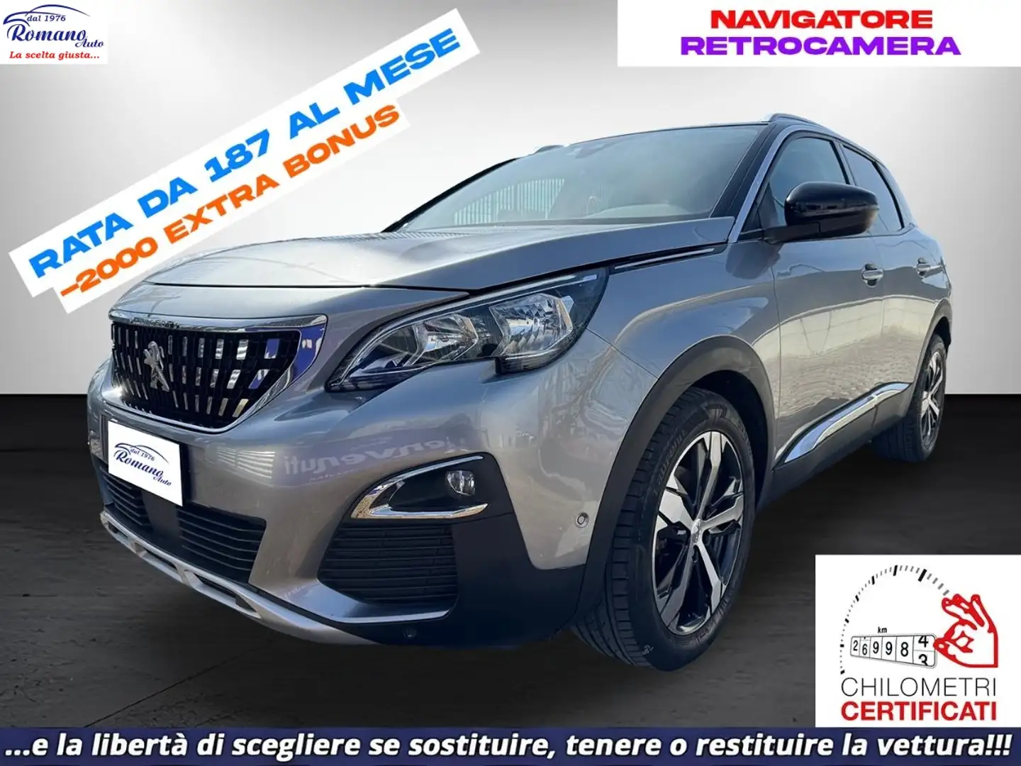 Peugeot 3008 1.5 bluehdi Allure 130cv eat8 Grigio - 1
