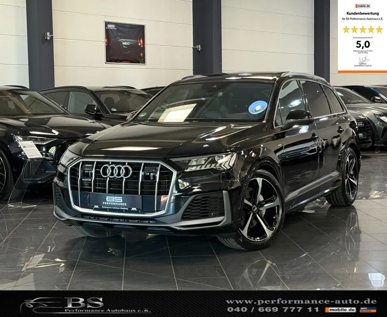Audi Q7 50 TDI |S-LINE|MATRIX|HUD|PANO|K-GO|RS-SITZ| Schwarz - 1